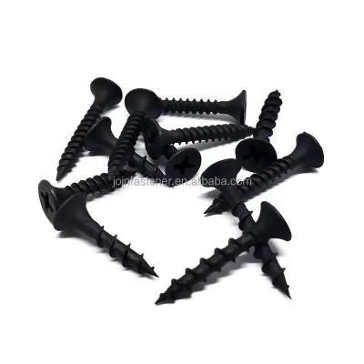 China Bugle Hot Selling black phosphated coarse fine thread bugle head phillips self tapping screw drywall screws for sale