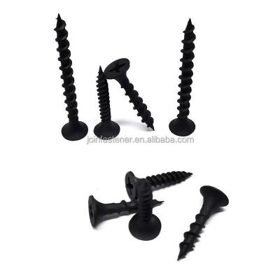 China Bugle Factory Direct Sale Direct Sale Black Self Tapping Phosphating Drywall Screws With Bugle Head Captive Screw for sale