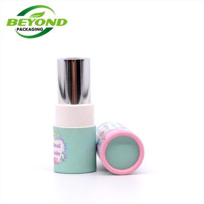 China Recycled Materials Fashion Oil Proof Lip Balm Container Kraft Biodegradable Twist Up Custom Lipstick Paper Tube Cosmetics Cardboard Paper Tube for sale