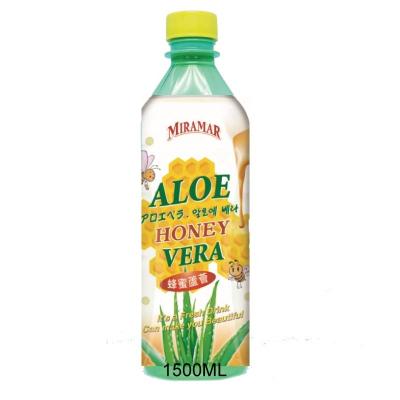 China Sugar Free OEM Aloe Vera Pulp Juice Honey Flavor Made in Taiwan for sale