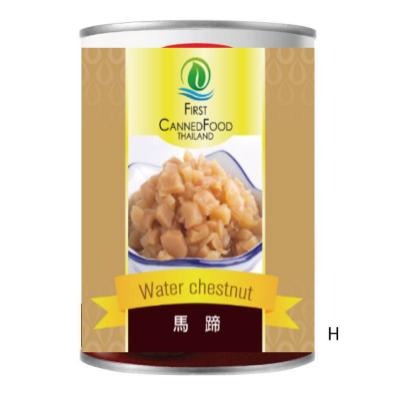 China Canned Miramar canned sweets tin canned water chestnut topping bakery for sale