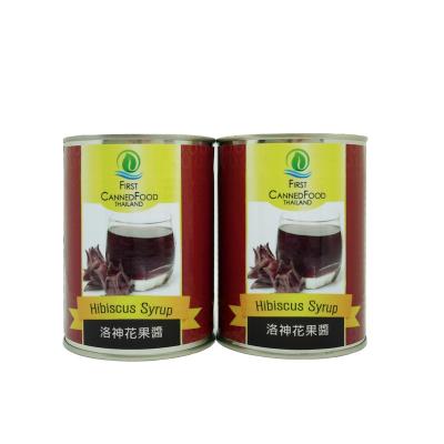 China 560ml Instant Concentrated Hibiscus Petals in Syrup for sale