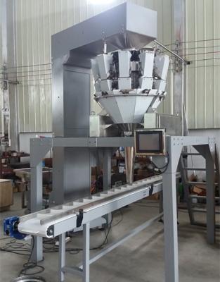 China Automatic Food Multihead Weighing Filling In Cans, Glass Jars, Bags, Trays, Cups, Buckets for sale