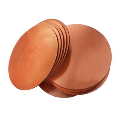 China For Metallurgy 0.8mm 1mm 2mm 3mm Brass Sheet Copper Disc 4mm for sale