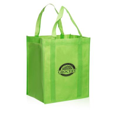 China Eco-Friendly Groecy Reusable Non Woven Shopping Bags Eco-Friendly for sale