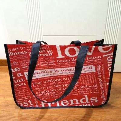 China Eco - Friendly Reusable Customized PP Garbage Shopping Bag for sale