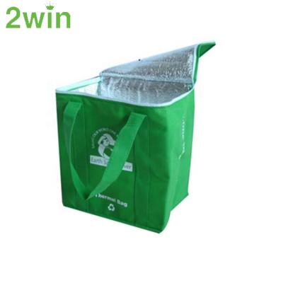 China Reusable Non Woven Eco - Friendly Promotion Food Cooler Bags for sale