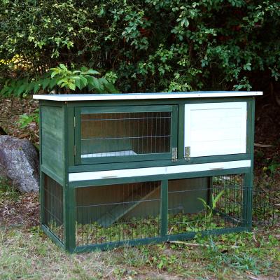 China Sustainable Hutch Designs Handmade Custom Printing Wooden Rabbit Cages From China for sale