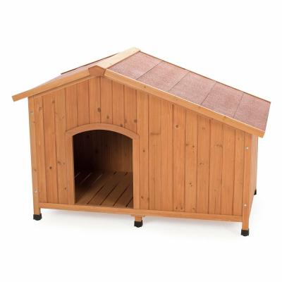 China Sturdy Wooden Sturdy Asymmetric Wooden Pet Dog House / Extra Large Dog House Large Fir Wooden House for sale