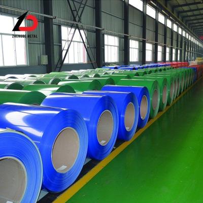 Cina Stock sufficiente fornitura ASTM/AISI/SGCC/CGCC 0.1mm-3.0mm Z120-275 PPGI/PPGL Coil di acciaio da con ciclo personalizzato 7-15 giorni in vendita