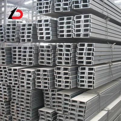 Chine Acier au carbone laminé à chaud Q195 Q235 Q345 Q235D Q275 Q275b Barre de canal C Barre U en acier pour support structurel dans la construction à vendre