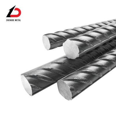 China HRB335 HRB400 HRB500 BS460 ASTM A615 Gr 60 Rebar de barras de acero deformadas y laminadas en caliente 16 20 25 mm Soldadura fácil Zd-Hrr4 5 6 8 10 en venta