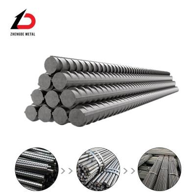 China Diámetro personalizado 12 mm 16 mm A500 Rebar de acero reforzado HRB400E HRB500E Rebar de barra de hierro de acero B500 B500B Bar deformada en venta