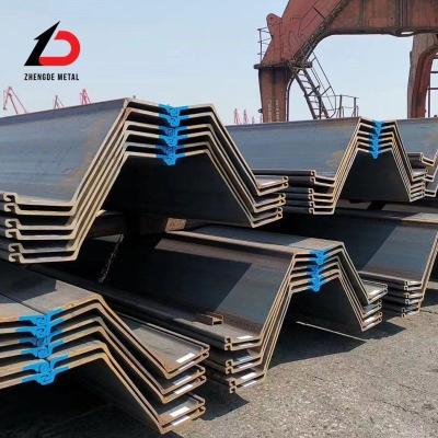 China U Type Hot Rolled Steel Sheet Pile Price Per Ton/Type 3 Type 4 Hot Rolled Steel Sheet Pile with 12m for sale