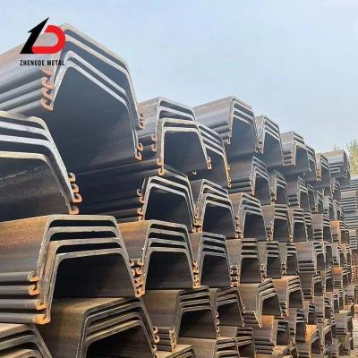 China                    Hot Sale Standard Larsen Steel Sheet Pile Price Per Ton Type 3 Type 2 6m 9m 12m Length Hot Rolled Steel Sheet Piles for Building Material              for sale