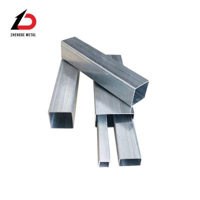 China Tubo ASTM A53 de sección hueca rectangular Cuadrado de tubo de acero galvanizado cubierto con zinc Q195 Q235 Q345 en venta