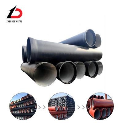 China Customizado 8 polegadas de grande diâmetro revestimento K7 K9 classe Ductile tubo de ferro fundido 800mm Ductile tubo de ferro 300mm preços por tonelada para venda à venda