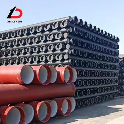 Chine Vente à chaud DN80-DN2000 Tubes en fer moulé ductiles pour le transport du pétrole et du gaz ASTM Fabrique de tubes en fer ductile à vendre