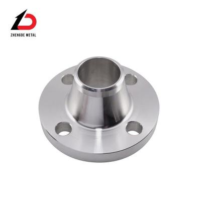 China Forged ASTM 304 316 410 Stainless Steel Q195 Q235 A36 Carbon Steel Weld Neck Flange for sale