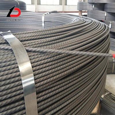 China 5mm-7mm prestressed steel strand 1670MPa-1860MPa Prestressed Steel Wire for sale