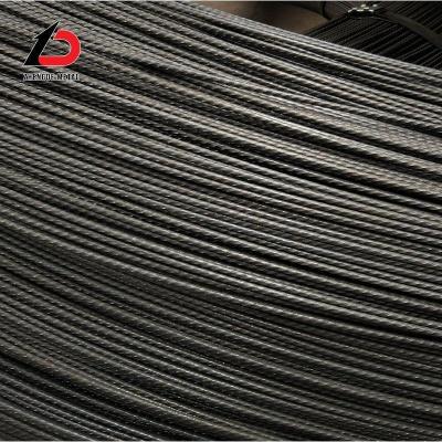 China Prestressed Concrete Strand Wire 3.8mm 4mm 4.8mm 5.0mm 6mm 7mm Spiral Ribbed High Carbon Tension PC Steel Wire for sale