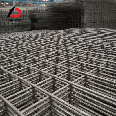 Cina Galvanizzato Z40 7.6mm 8mm 10mm 12mm Rebar Acciaio Griglia Deformata Concreto Rinforzante Saldato Rebar/Wire Mesh 200X200mm in vendita