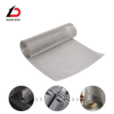 China 2000 X 2000mm Stainless Steel Aluminum Crimped Wire Mesh Woven Metal Vibrating Screen Mesh for sale