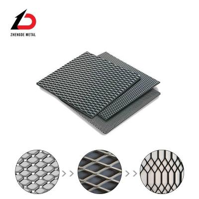 China 0.1mm-30mm Mild Steel Uitgebreid Mesh Stretch Uitgebreid Metal Mesh Te koop