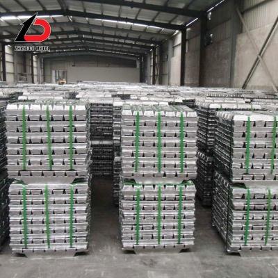 China Al Ingot de alta calidad Grand Al99.70e Al99.60e Ingot de aluminio 99.7 Precio barato Alta pureza en venta