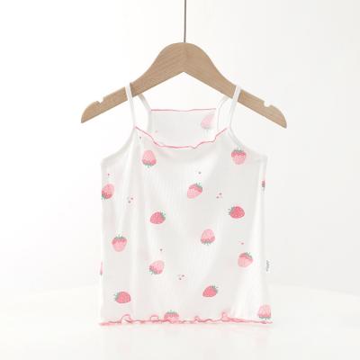 China Breathable Soft Cotton Children Summer Sleeveless Vest for Teen for sale