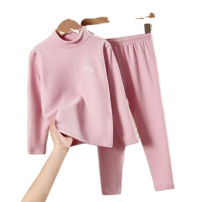 China Thermal High Quality Pajamas Expanded Heating Fiber Kids Bear Pajamas Warm Sweat-absorbing Unisex Sleepwear for sale