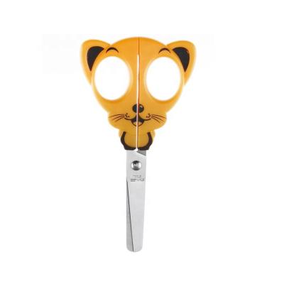 China Durable Mouse Shaped Stainless Steel Kids Serving Scissors for sale