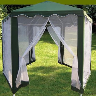 China Foldable Steel Hexagon With Mosquito Net Canopy Tent for sale