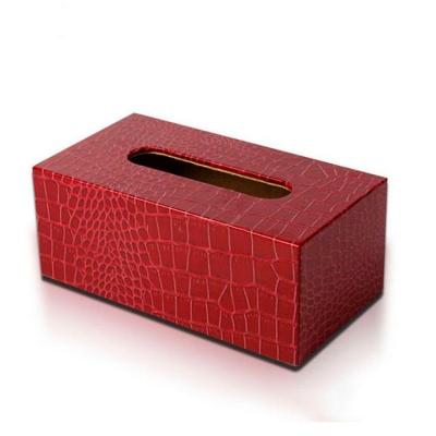 China CLASSIC Decorative Tissue Paper Tissue Box Square Square Customs Office Facial Tissue Paper Box For Hotel for sale