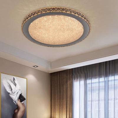 China Surface Mounted Good Quality Simple Design Light Living Room Acrylic Plastic Shade Modern LED Ceiling Lamp for sale