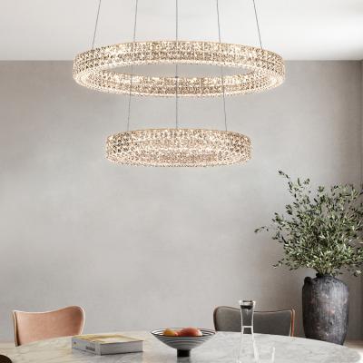 China 80lm/w High Quality Indoor Living Room Dinning Room Acrylic Modern LED Pendant Lamp for sale