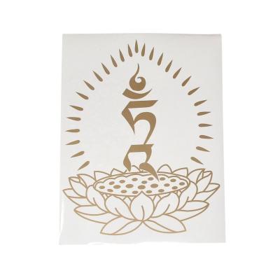 China A pair TAM Lotus Sticker W3657 W3657 for sale