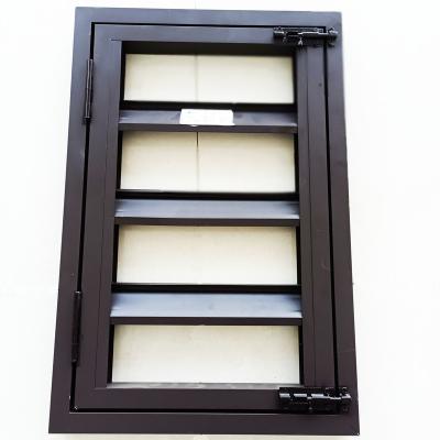 China Durable Safety Glass Frame Project Use Aluminum Filter Shutters Blind Canopy for sale