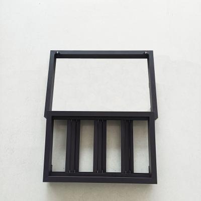 China Durable USA Standard Aluminum System Popular Arched Air Filter Louver Casement German Material for sale