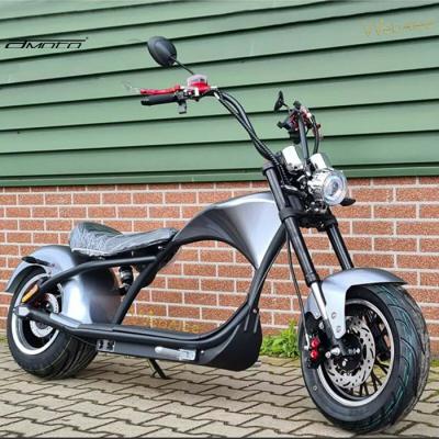 China Amoto fat tire unisex electric scooter with seat 1500w/2000w 60v20ah /60v30ah citycoco for adults for sale