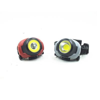 China Headlight: High-Low-Flash-New Product Waterproof Battery Operated Plastic Adjustable Head Lamp Led Head Light for sale