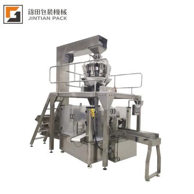 China Automatic Rotary Beverage Doypack Packing Machine for Premade Doy Bags with Zipper Filling and Sealing Ziplock Pouches for sale