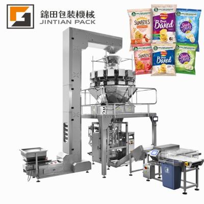 China Food Biscuit Wafer Biscuit Packaging 10/14 Head Weigher Automatic Granule Packing Machine for sale