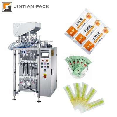 China High Speed ​​Isolation Liquid Food Multi-lanes Hot Honey Stick Packing Machine for sale