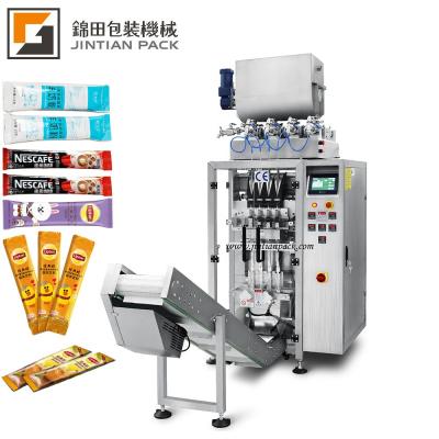 China Full Automatic Lane 4 Lane Food Sachet Salt Sugar Coffee Powder Liquid Packing Machine 6 for sale