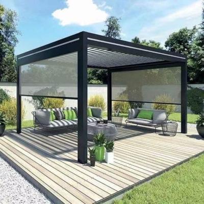 Chine pergola escamotable en aluminium d'ombre de loisirs de paysage de jardin de villa de pergola de 3.6mx4.2m à vendre