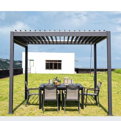 China Adjustable Louvered Pergola  Modern Louvered Pergola  Aluminum Louvered Pergola for sale