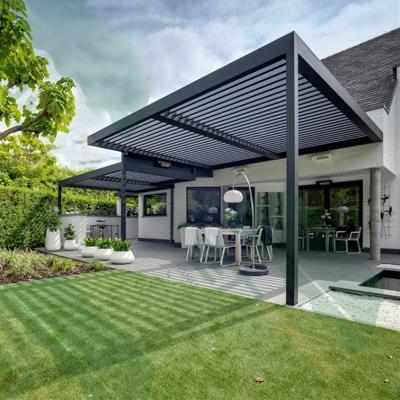 China Tejado al aire libre de la pérgola del ocio del jardín de la pérgola Louvered de aluminio europea del estilo en venta