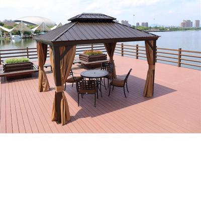 China Metal Steel Roof Frame Aluminum Gazebo   Outdoor Hardtop Gazebo   Garden Gazebo for sale