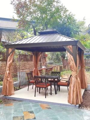 China Aluminum Patio Gazebo Outdoor Hardtop Gazebo Patio Hardtop Gazebo for sale